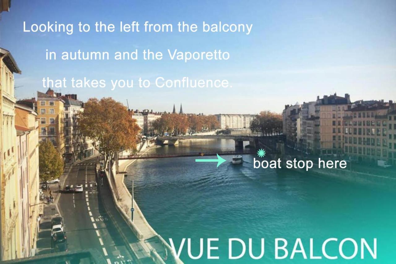 Appartement Haussmannien D'Artiste, Exception, Quai De Saone Balcon+Parking ليون المظهر الخارجي الصورة