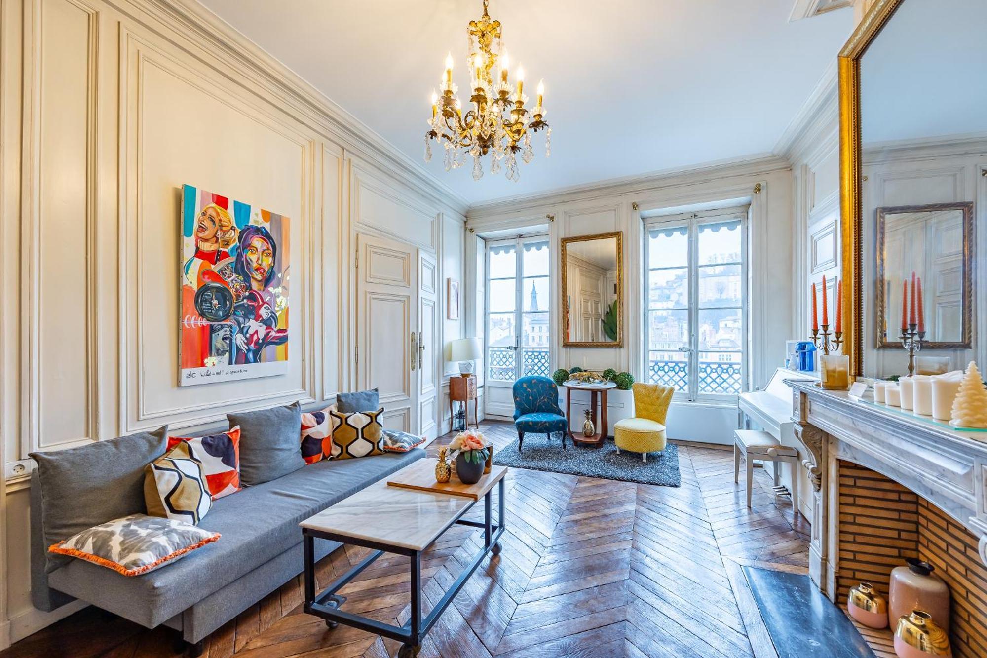 Appartement Haussmannien D'Artiste, Exception, Quai De Saone Balcon+Parking ليون المظهر الخارجي الصورة